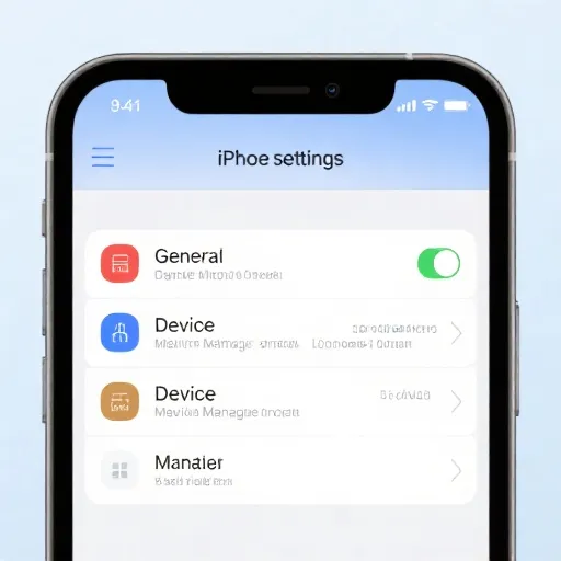 iOS 设置设备管理